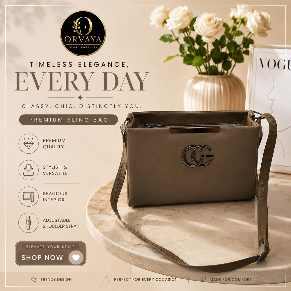 Orvaya Luxe Sling Bag – Timeless Style for Every Occasion 👜