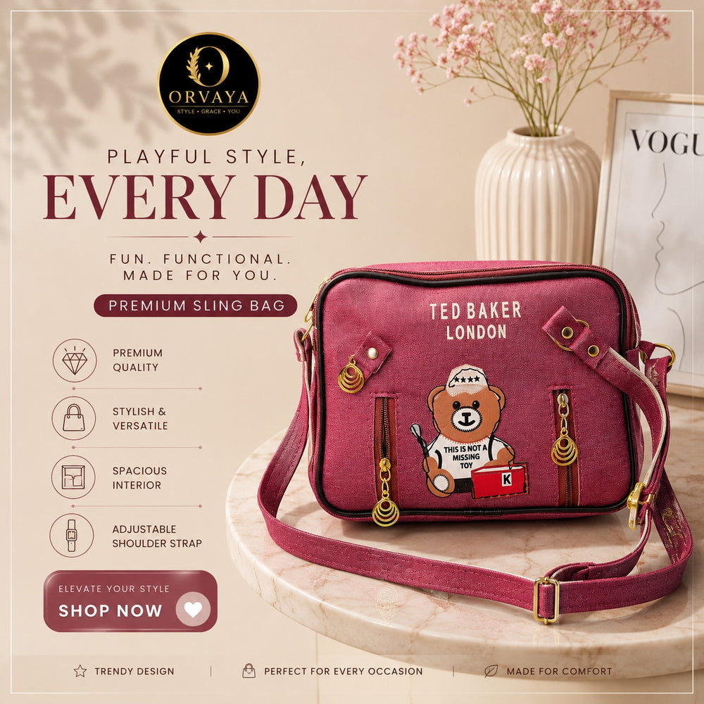Orvaya Cute Charm Sling Bag – Fun Fashion for Every Day